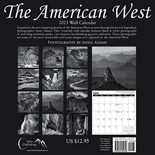 Ansel Adams 2023 Wall Calendar (12"X12") #TOP1