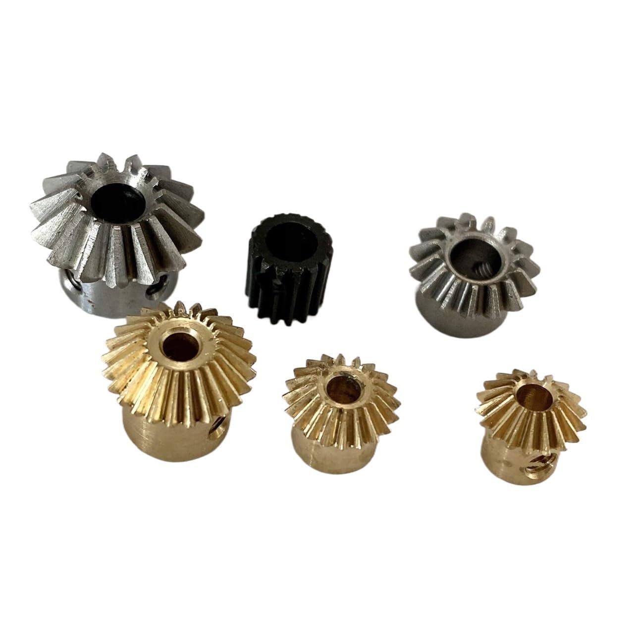 Ritzel, Messinggetriebe, Ritzelsatz, Ritzelmotorgetriebe, 10 Stück Kegelräder 0,4 M 12 T 0,5 M 13 T 18 T 23 T 25 T Kupfer 0,8 M 15 T 1 M 15 T 20 T 90-Grad-Getriebe GS(1m 20t 8mm Keyway)