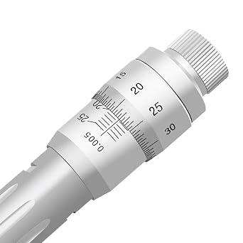 Three-Point Internal Diameter Mechanical Micrometer, Three-Jaw Inner Hole Inner Circle Measurement 6-25mm, 0.004mm(12-16mm)