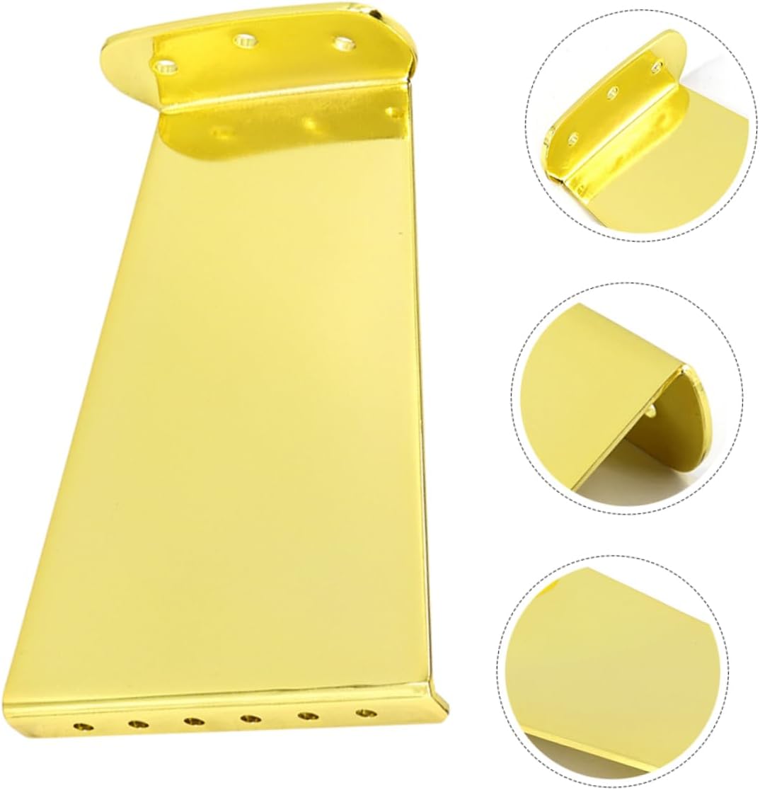Generic Jazz Guitar Tailpiece Strings Replacement Part Metal Bridge Tailpiece for Acoustic Electric Guitar