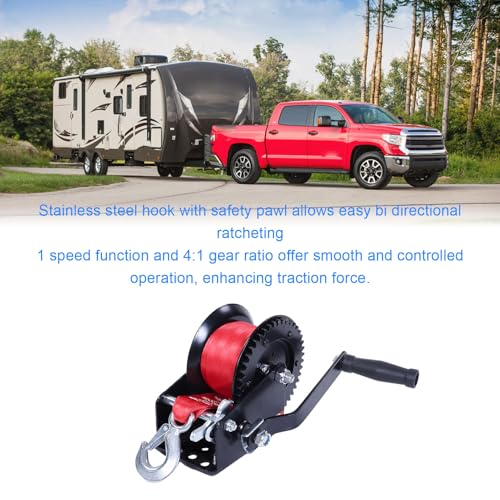 Winche eléctrico para remolque de barco 1600 lbs Luocute miniatura 3