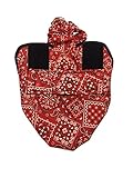 Hen Holster Wrap Style (Large Bantam Chickens/Small Waterfowl) Bandana Bird Diaper, Small/Medium, Red