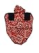 Hen Holster Wrap Style (Large Bantam Chickens/Small Waterfowl) Bandana Bird Diaper, Small/Medium, Red