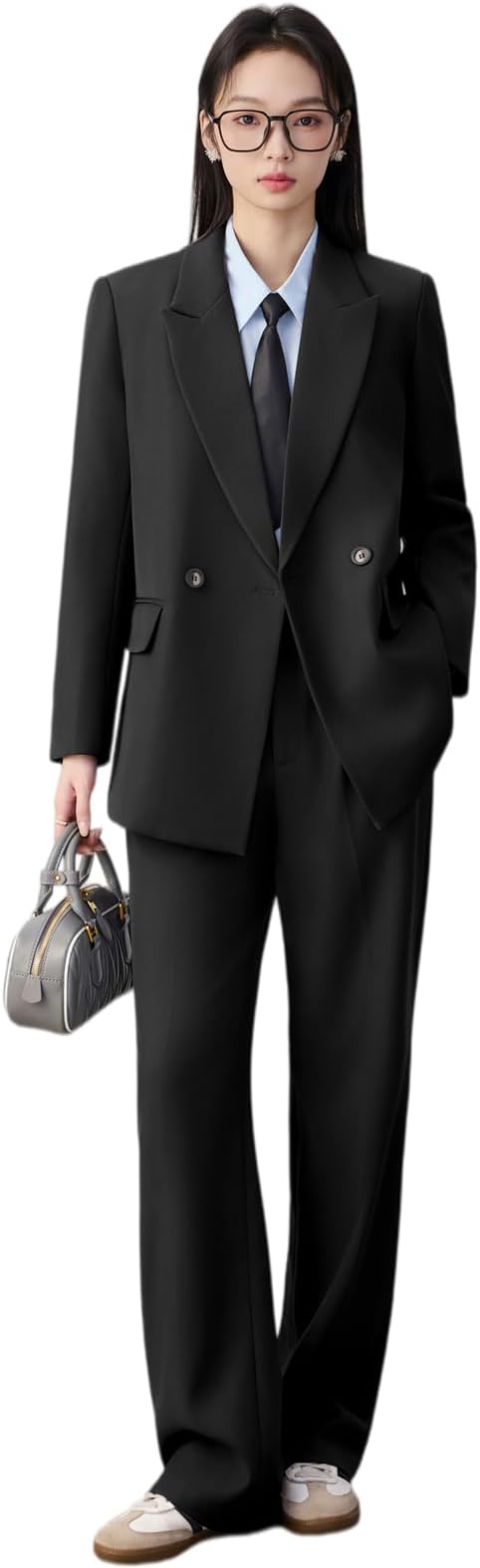 Women's Suit, Pants Suit, Jacket and Slacks, 2-Piece Set, Ceremony, Suit, Formal, Office, Business, Recruit Setup, Interview, Job Hunt, Commute, School Entrance Ceremony, Graduation Ceremony