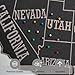 Vyvox USA Travel Map with Pins, 17x27 Inch Push Pin United States Map for Travel Tracking, States Visited Tracker & Bulletin Board, Pin Board for Wall, RV and Home Décor