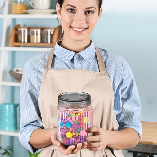 Image of MILTON Olive 750 Airtight Food Grade Modular Plastic Container | BPA Free, Stackable & Transparent | Wide Mouth with See-Through Lid | Ideal for Cereals, Pulses, Spices, Set of 3, 750 ml each, Grey
