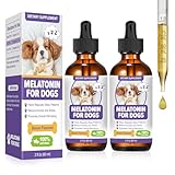Melatonin for Dogs,Dog Sleep Aid,Calming for Dogs,Melatonin for Sleep Relieves Anxiety and Stress in Dog, Helps Calm and Restful Sleep,Bacon Flavor