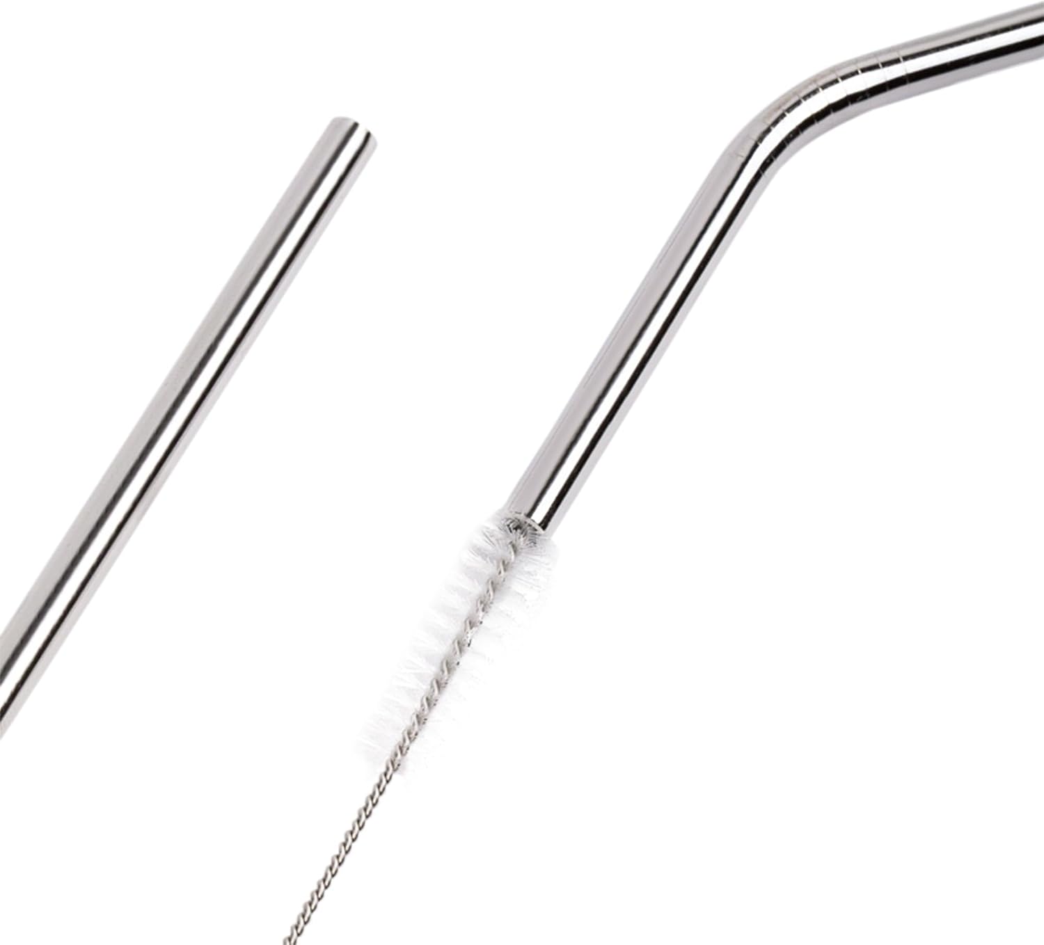 4 Pcs Reusable Metal Drinking Straws 8.5 Inch Stainless Steel Straw 6mm Diameter Wide -Compatible with 20oz Yeti Tumblers Eco-Friendly Washable non-plastic or glass - UNbreakable