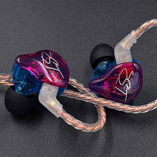 Auriculares in-ear FEDAI KZ ZST negros con cable desmontable miniatura 7