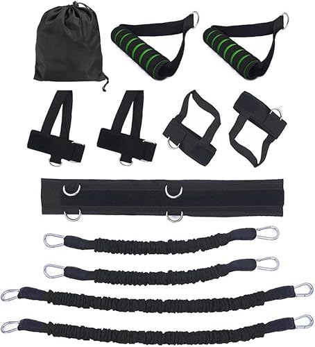 CXDTBH - Juego de bandas de resistencia para boxeo en piernas y brazos, banda de fitness Muay Thai, gimnasio en casa, entrenamiento de fuerza (color