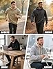 TACVASEN Mens Sherpa Hood Winter Casual Sweatshirt Sports Work Hoodies Thermal Hooded Sweater Dark Grey,2XL #1