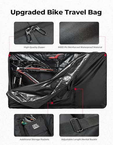 KEMIMOTO Heavy-Duty Bike Travel Bag