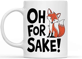 Gift Design for Manager Oh for Fox Sake 11ounces Funny Rwhouse. 11 Oz White Ceramic Coffee Mug