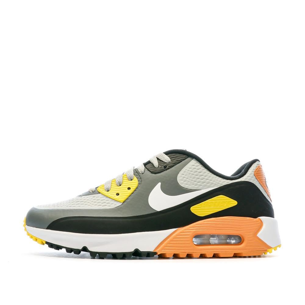 NIKE Air Max 90G - Zapatillas de deporte para hombre, color gris y naranja