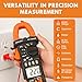 SURLABA Auto Range Digital Clamp Meter with Bluetooth, TRMS 6000 Counts Multimeter with NCV, Data Hold, Auto Off - Measures AC/DC Voltage/Current, Resistance, Continuity for Electricians, HVAC, Home