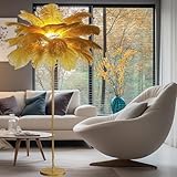 Facile à assembler : le lampadaire en plumes d'autruche mesure 160 cm de haut avec un abat-jour en plumes de 49,8 cm, ce qui en fait un ajout captivant à n'importe quelle pièce. Son design élégant permet un placement polyvalent, qu'il soit rangé sous un canapé ou dans des coins étroits, optimisant votre espace de vie tout en ajoutant une touche d'élégance. Idéal pour améliorer la décoration de la maison et créer une ambiance chaleureuse.