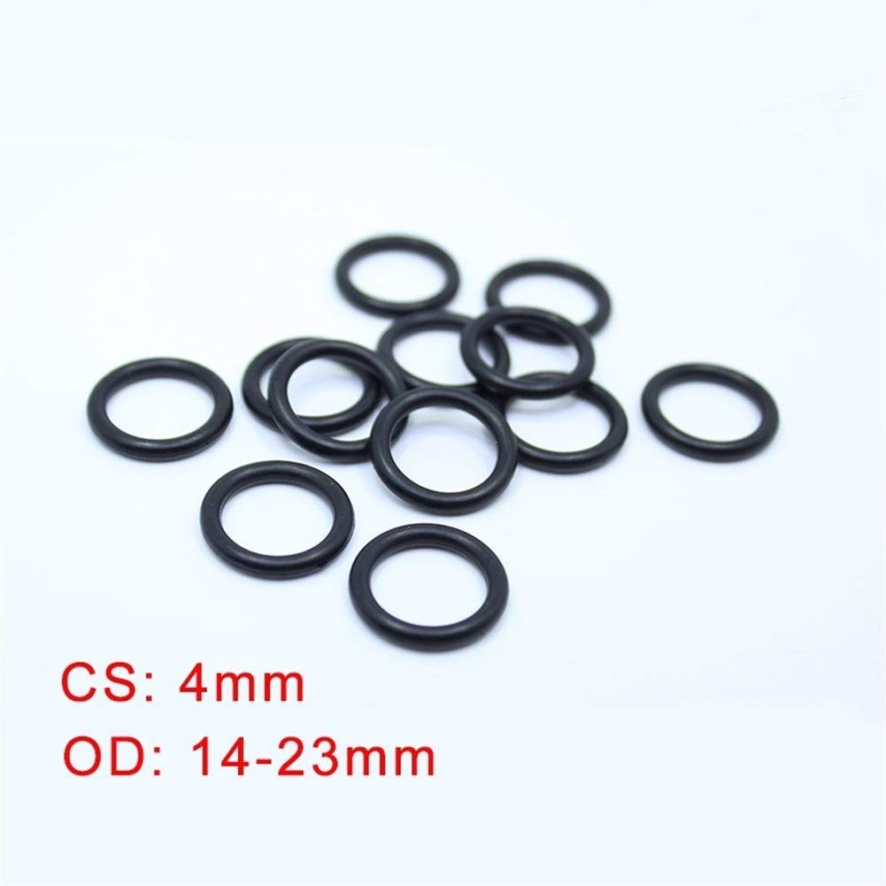 O-Ringe CS4mm NBR-Kautschuk O Ring OD 14/15 / 16/17/18/19/20/21/22 / 23x4mm 100pcs ORing Nitril Gasket Dichtungsdicke 4mm ORing JIYAMI'EN EL (Size : OD20x4mm)