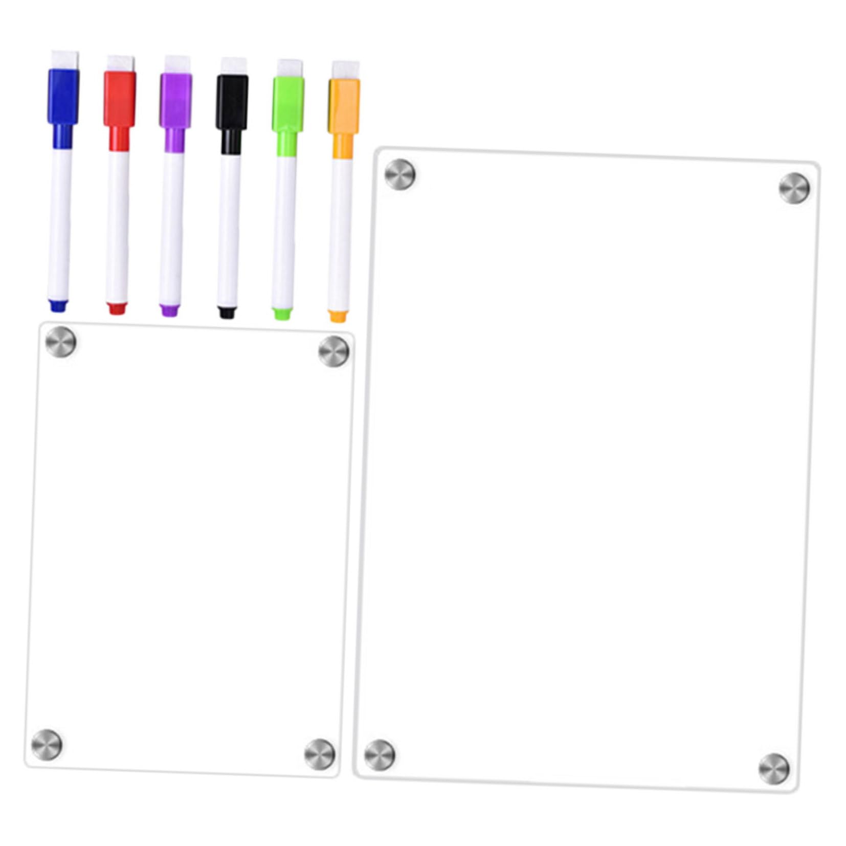 Tableau de Notes Magnétique en Acrylique, Planning Hebdomadaire