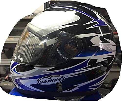  Casco Integrale Vemar VSF, Blu/argento, M-XL (XL)
