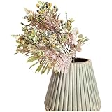 Ramo de hojas de plátano artificiales de hierba Milán, arreglo de flores sintéticas de plástico para decoración del hogar, sala de estar, dormitorio, oficina (amarillo)