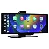 Ottocast 10 Portable CarPlay & Android Auto, Torpedo Mounted Vehicle Multimedia with Front & Rear Camera (OT-N91C)