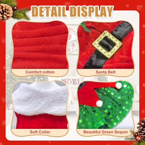 Disfraz Navidad para Perro Pequeño vestido Rojo Santa Claus miniatura 4