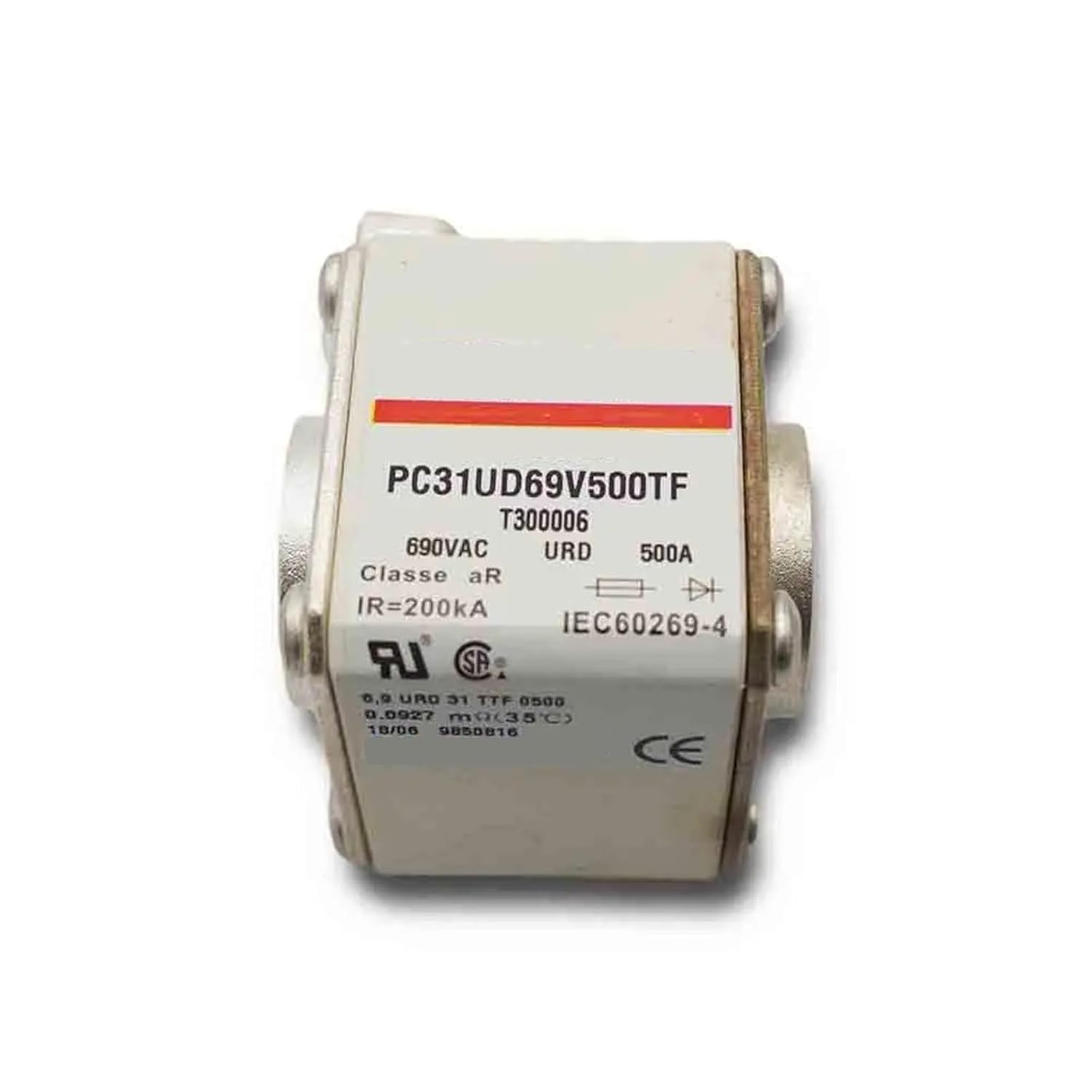 Square Fuses PC31UD69V500TF 690V 500A Electric Fuse for Protection