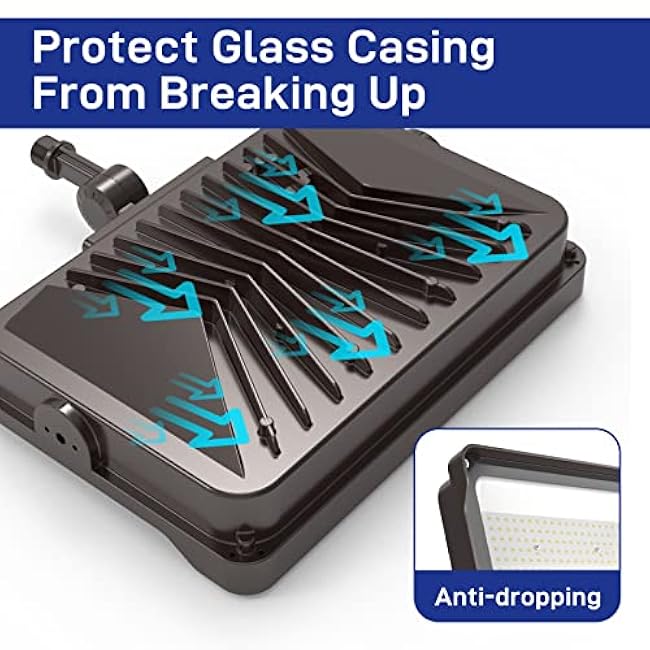 HYPERLITE LED Flood Light 100W 5000K Flood Lights Outdoor