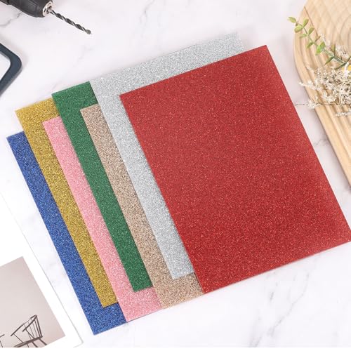 Image of MECCANIXITY 1 Pcs Pink Glitter Acrylic Sheets 1 /8 inch Thickness 12 inch x 8 inch Glossy PMMA Fluorescent Plastic Sheets Extruded Translucent Blanks for DIY Art Crafting Laser Cutting & Engraving