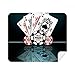 Chips Playing Cards Gambling Utensils Pattern Cleaning Cloth Screen Cleaner 2pcs Suede Fabric