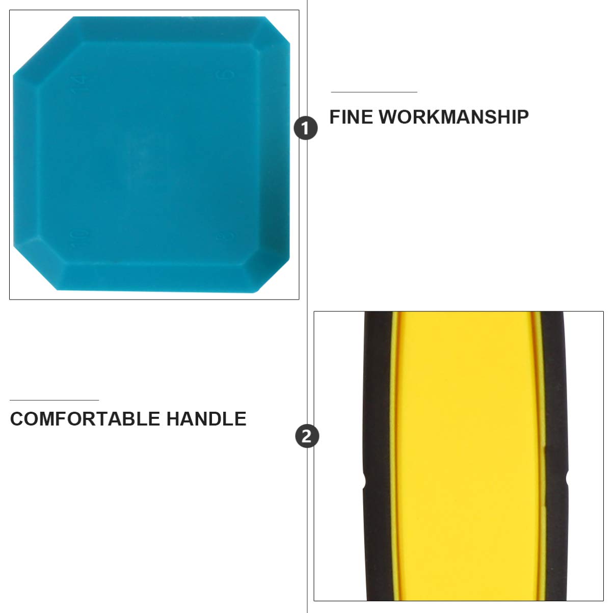 TEHAUX 8pcs Glue Removal Spatula Multifunctional Sealant Scraper for Edges Corners and Joints Durable Tools for Home Sealing Projects and DIY Sealant Cleaning