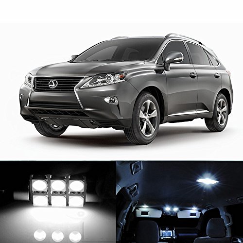 Skylightauto 19Pcs Led Premium Xenon White Light Interior Package Deal For Lexus Rx350 Rx450H 2010-2015 #TOP8