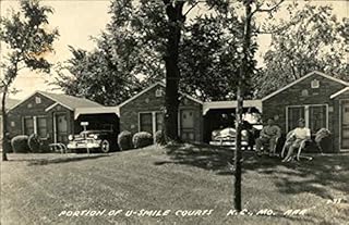 Portion of U-Smile Courts Kansas City, Missouri MO Original Antique Postcard