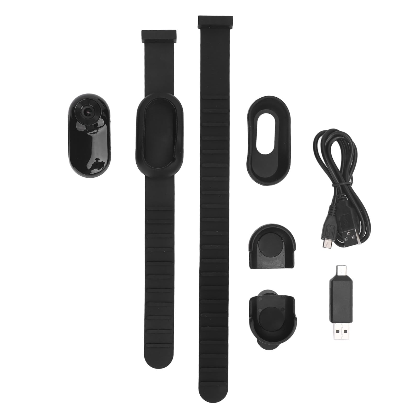 2026 Katzen Kamera Halsband, 170 Weitwinkel Tracking Katzen Kamera, Cat Camera Collar Für Katzen USB-Ladekabel Einstellbares PET-Kamerahalsband Für Hunde Und Katzen (schwarz)