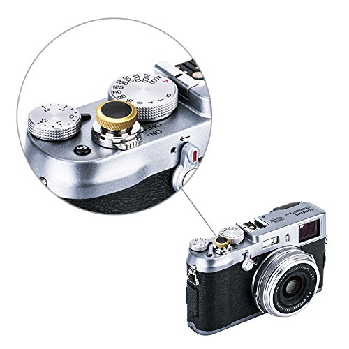 Jjc Camera Soft Release Button, Shutter Button For Fuji Fujifilm X-T5 X-T4 X-T3 X-T30 X-T30 Ii X-T20 X-Pro3 X100V X100F X-E4 X-E3 Sony Rx1R Ii Rx10 Iv Iii Leica M10 M9 Nikon Df F3 #TOP3