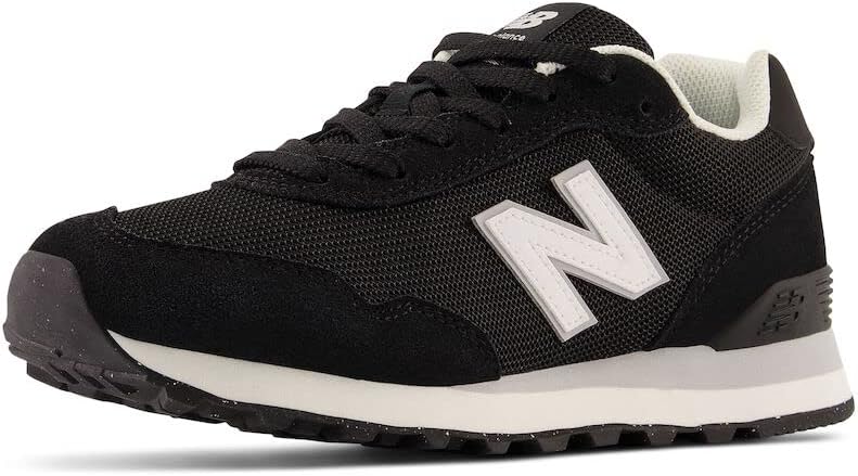 Amazon.com | New Balance Women's 515 V3 Sneaker, Black/White/Aluminum Grey, 8 | Fashion Sneakers