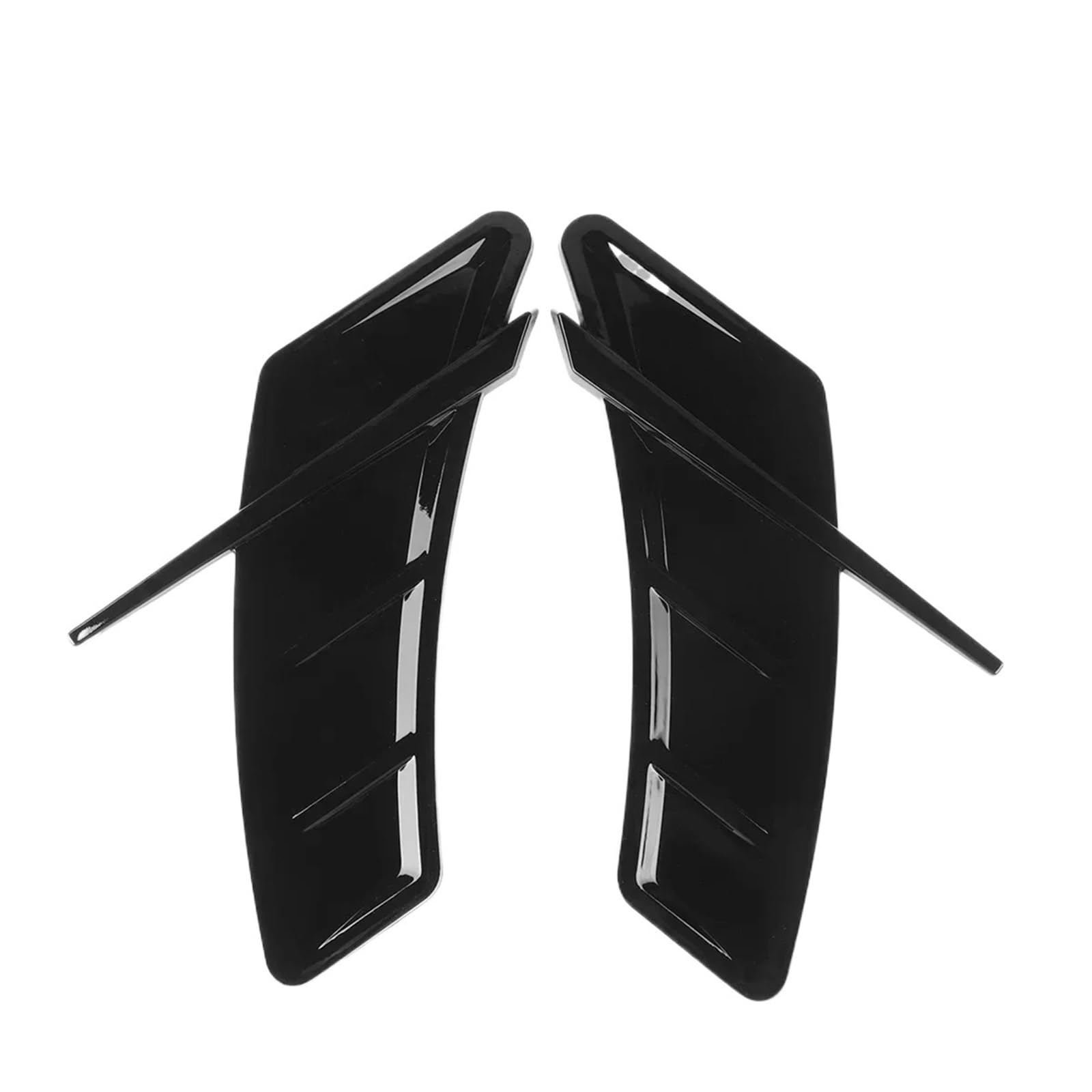 TILIEINE Car Front Side Air Vent Cover Fit For Audi A3 A4 A5 A6 A7 RS3 RS4 RS5 RS6 RS7 S3 S4 S5 S6 Car Fender Side Vents Air Wing Vent Trim Sticker(Black)
