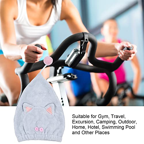 Envoltório de toalha de cabelo, envoltórios de toalha de cabelo para mulheres e homens, chapéu de se