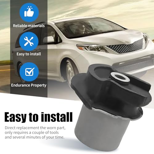 Zreneyfex 2Pcs 48725-08020 Rear Axle Beam Bushing Kit Left and Right Side, Replacement for Toyota Sienna SE XLE L Base LE CE 2004-2020, Replaces 48725-28080 48725-58030 by Zreneyfex - Used condition - Image 5