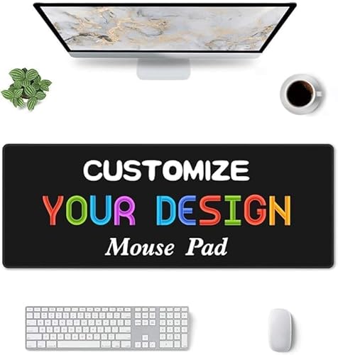 Custom Mouse Pad with Photo, Customized Mousepad Add Pictures, Text, Logo,XXL Mouse pad, Keyboard mat, Personalized Your Gaming Mousepad Laptop Desk Mat (800 * 300 * 3mm)