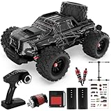 kolegend 1/16 Hobby RC Trucks for Adults, 58+ KM/H High Speed 4WD Brushless Off-Road RC Car, Waterproof Electric Remote Control Truck with 2 Battery for Snow, Sand, Rocky and All Terrain