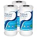 AQUA CREST 5 Micron 10" x 4.5" Whole House Big Blue Sediment and Activated Carbon Water Filter, Replacement Cartridge Compatible with GE FXHTC, RFC-BBSA, GXWH40L, WRC25HD, GXWH35F, GNWH38S, Pack of 3