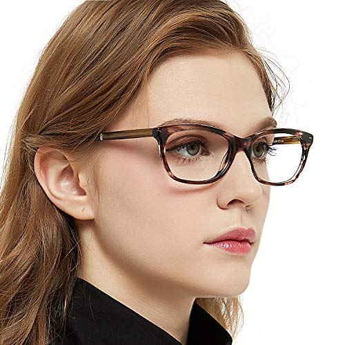 Image of OCCI CHIARI Womens Eyewear Frame Stylish eyeglasses with Non-prescription Clear Lens