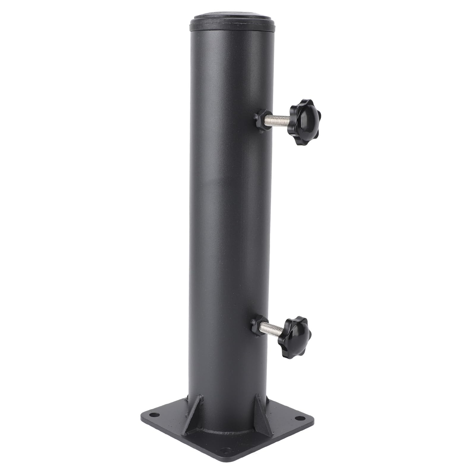 Portaombrelli da Patio, Portaombrelli Professionale in Metallo per Carico Forte Cuscinetto Robusta Costruzione Supporto per Ombrellone su Ponte per Prato da Giardino Esterno