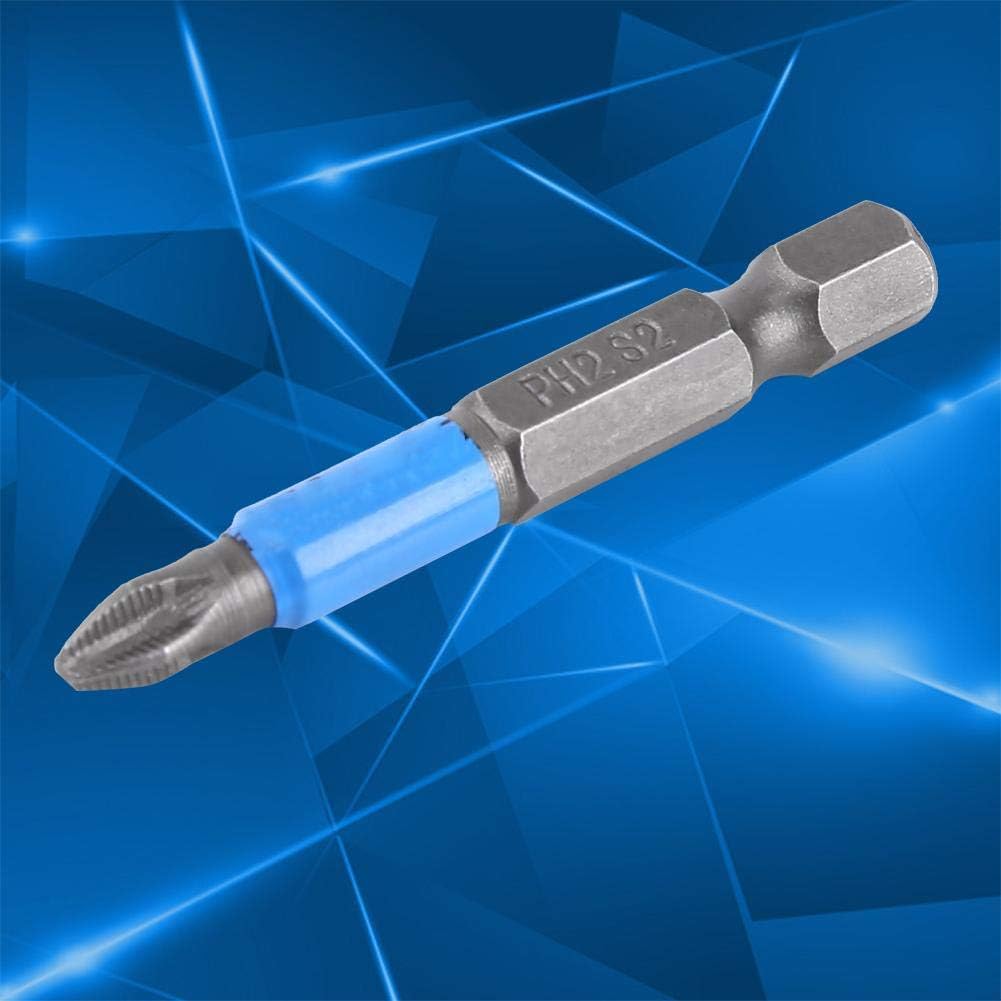 Electric Screwdriver Bits Set 10Pcs 50mm Hex Magnetic Anti-Slip Steel Drill Bits