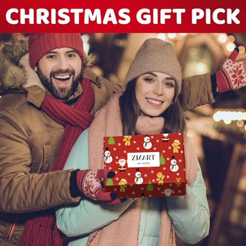 Zmart Meias engraçadas de Natal para mulheres e homens, meias de Natal com boneco de neve de elfo, p