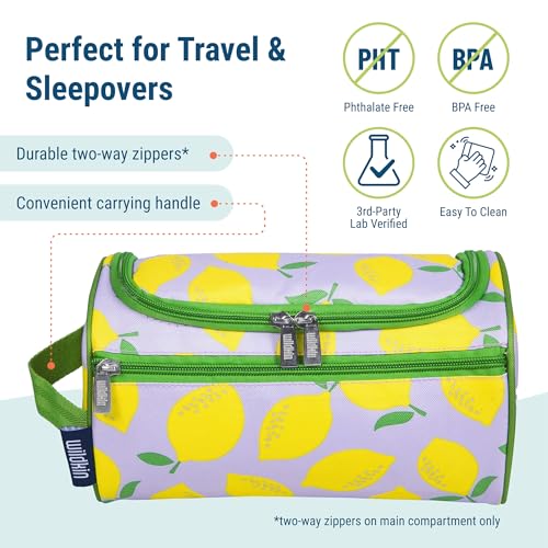 Image of Wildkin Toiletry Bag for Boys and Girls, Ideal for School, Weekend, or Overnight Travel