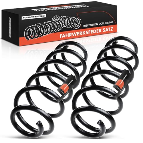 Frankberg 2x Coil Spring Rear axle Compatible with Golf VII 5G1 BE1 BE2 BQ1 1.2L 1.6L Hatchback 2012-2021 Replace# 5Q0511121CD