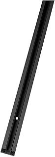 SLV 1Phasen Aufbauschiene | Hochvolt-Stromschiene, Aufbau-Schiene, Schiene zur Montage an Wand oder Decke, Stromschienen-System, Anschluss für 1P Schienen-Strahler | 2m, schwarz