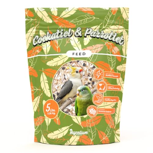 Mycelium Organic Cockatiel & Parrotlet Bird Seed (5 LBS)
